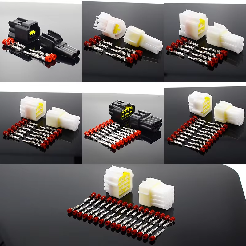 1 Juego de conector de cable impermeable, 2/3/4/6/8/9/16 pines, sellado automotriz para carretera, aparato eléctrico, conexión para camión automotriz