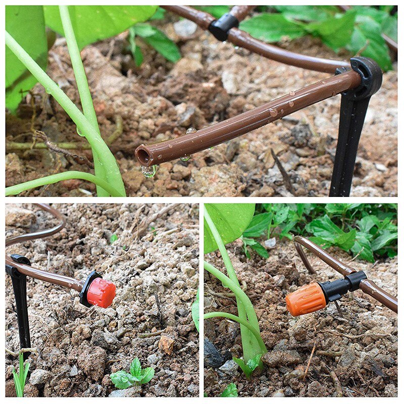 15m automatische druppelirrigatiesystemen, tuinslang, plantenbewatering, druppelreparatie, bewateringssets, gereedschap met verstelbare druppelaars