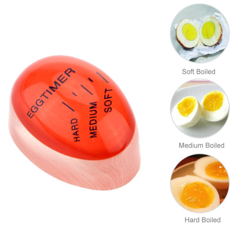 Mini æg timer køkken timer æg tilbehør harpiks madlavning æg køkken værktøj miljøvenligt skiftende timersoft hårdkogte æg