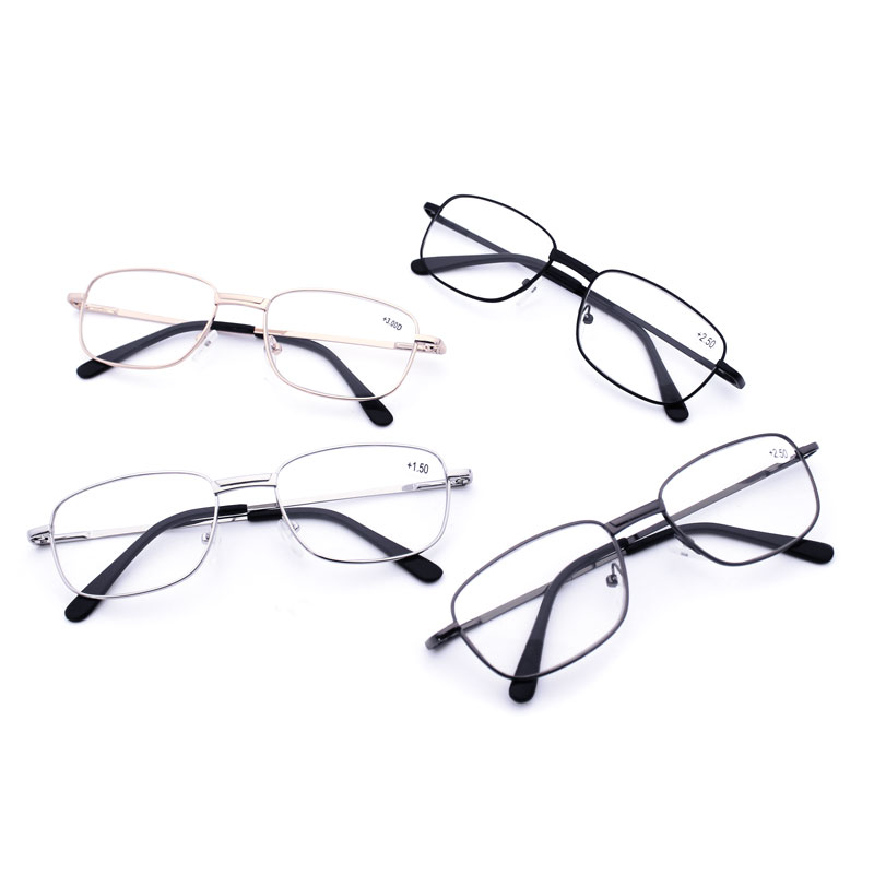 Men's Reading Glasses for Farsightedness Men Sight Spectacles Transparent Spring Hinge +1.00 +1.50 +2.00 +2.50 +3.00 +3.50 +4.00