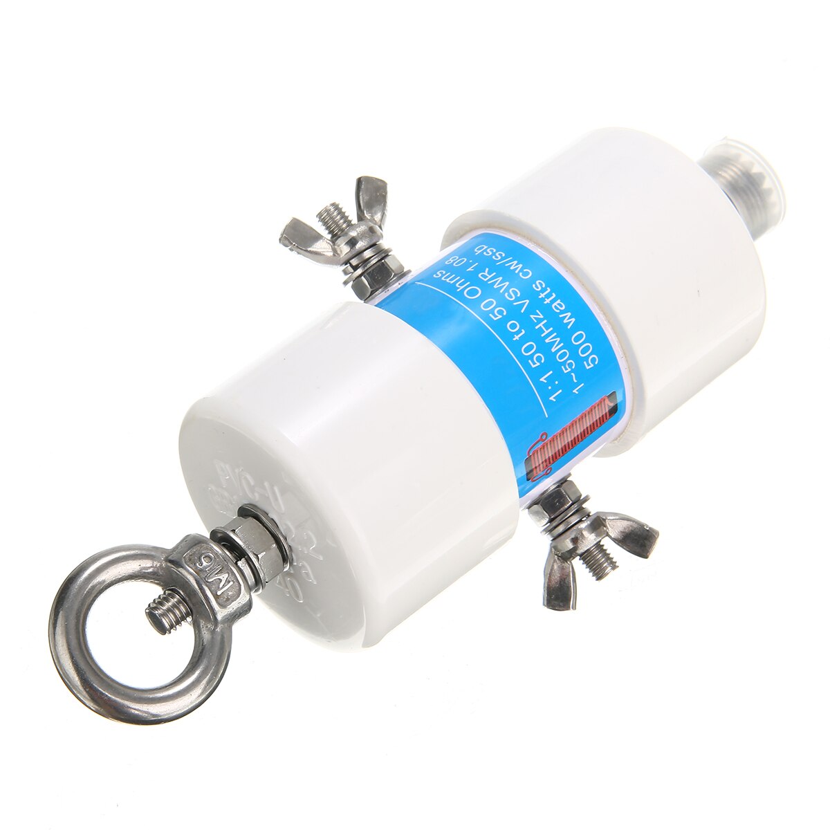 Balun universel, tension 1:1 HF étanche, bandes 160m-6m 1.8-50MHz 500W, pour antenne à ondes courtes, 87x45mm