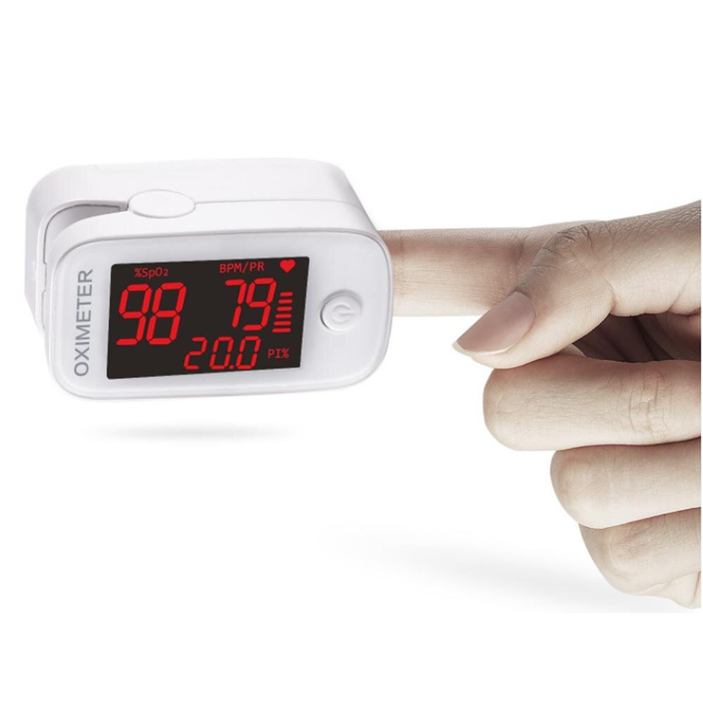 1 Pc Bloedzuurstofverzadiging Monitor Oximeter Vinger Clip Pulse Digitale Display Gezondheid Monitoren Ce Fda Certificering