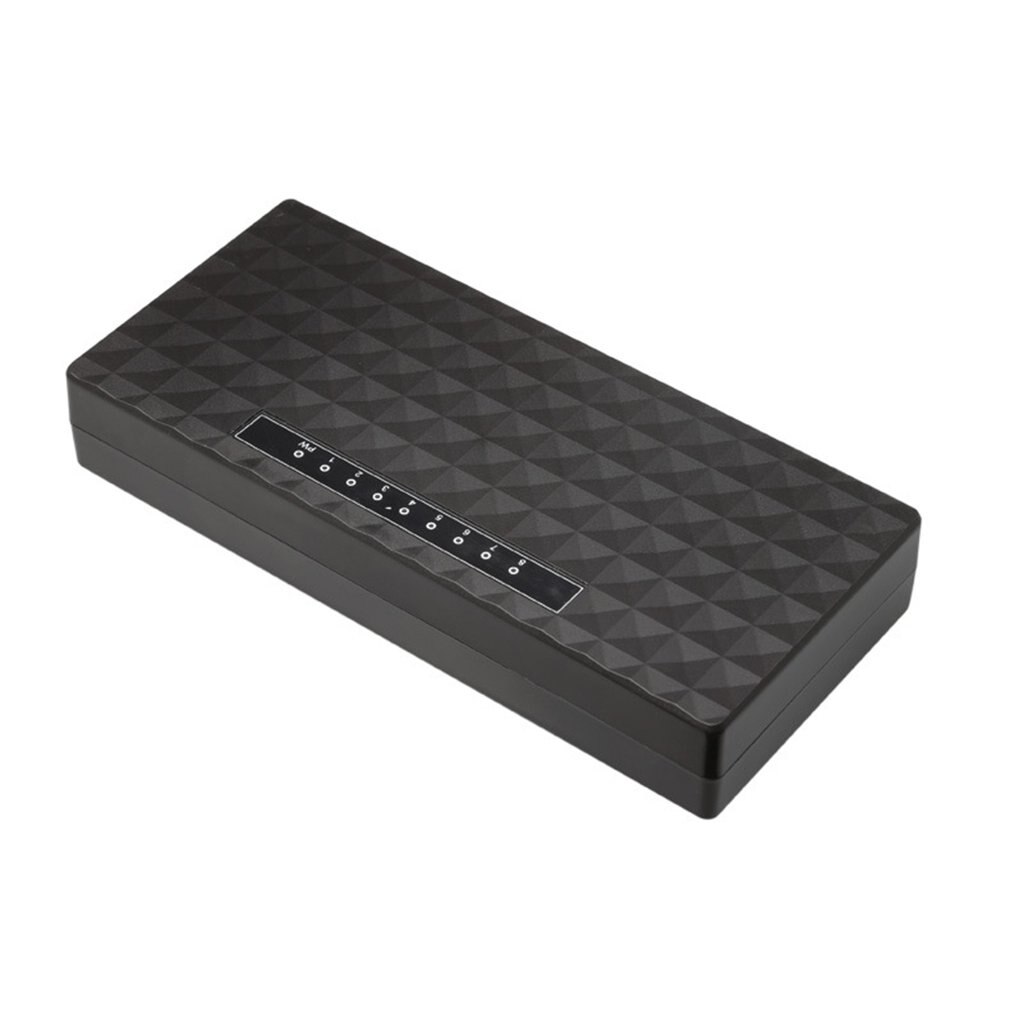 8-Port Wireless Network Switch Gigabit Lan Poe Ethernet Hub Adapter 8-Port Full Gigabit Ethernet Switch EU/US PLUG