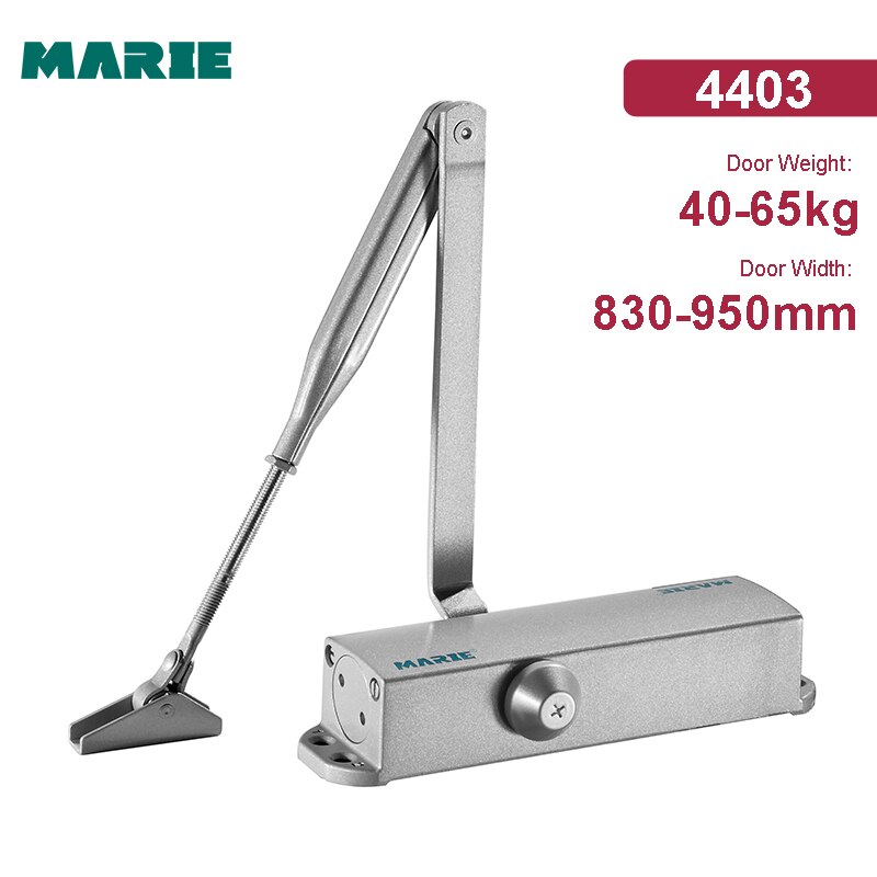 Fermeture automatique de porte bouchon de bras tampon hydraulique contrôle de deux vitesses jusqu'à 40KG-65KG porte ignifuge ressort porte coulissante fermeture