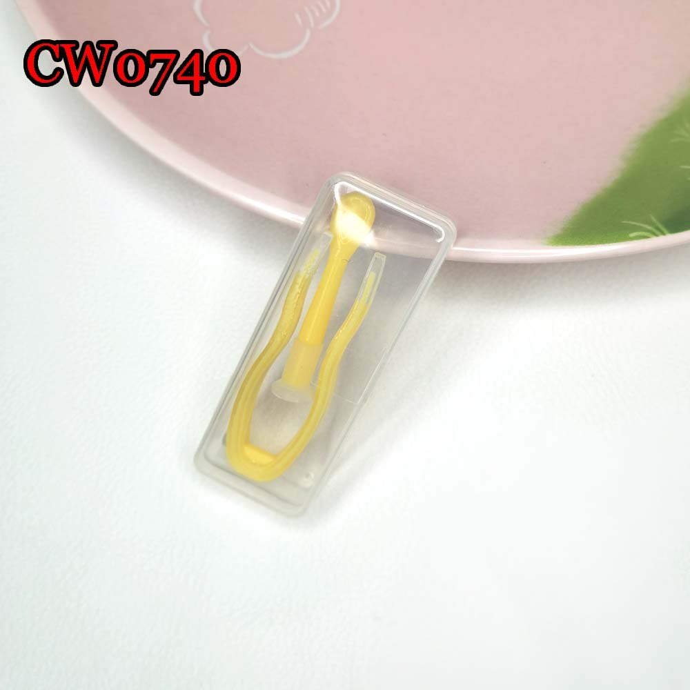 Small Contact Lenses Tweezers with Suction Stick Color Special Tool Lens Inserter Remover Eyewear Accessories CW0740: 0740 YELLOW 1PC