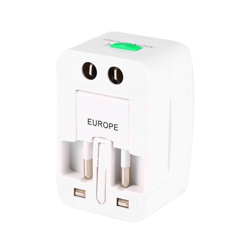 Universal- Reisen Adapter Energie Adapter Ladegerät Steckdose Reisen Adapter Stecker Konverter Alle in eins uns/EU/UK/ CN/AU Stecker Adapter