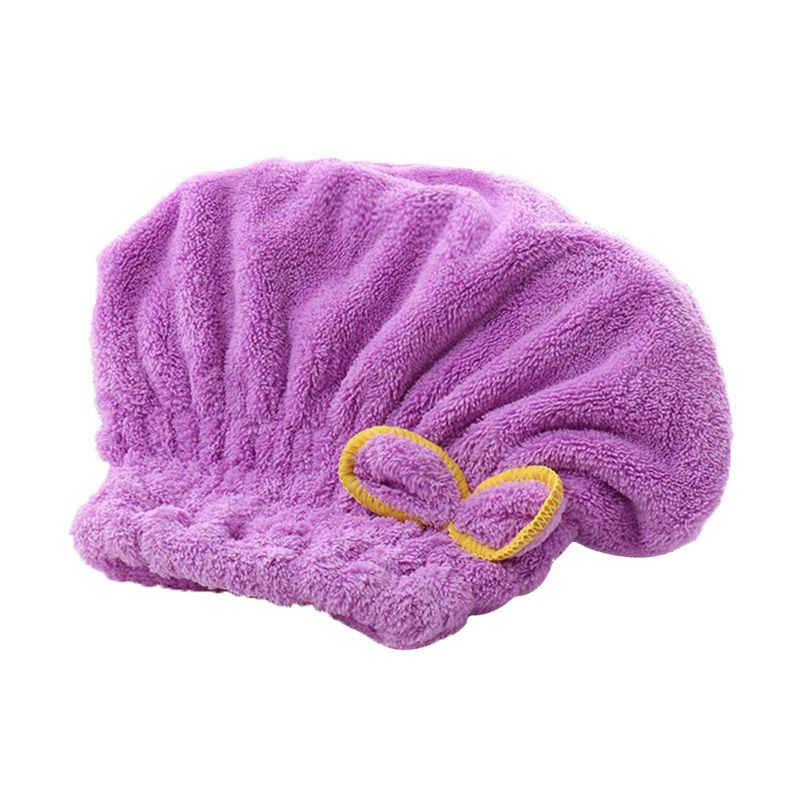 1 stk mikrofiber efter brusebad hår tørring wrap kvinders piger damehåndklæde hurtig tør hår hat kasket turban hoved wrap badeværktøj: A5