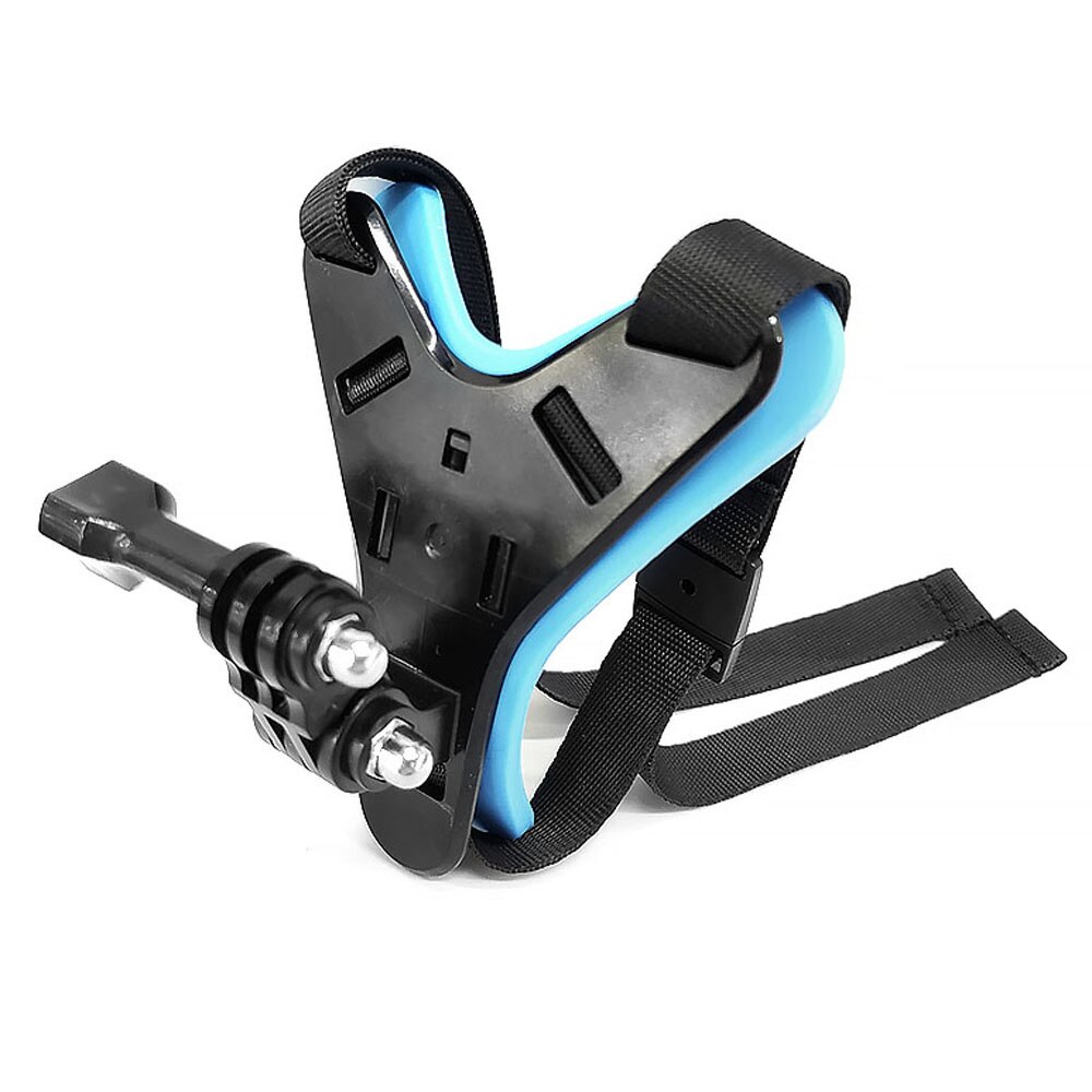 Accesorios para Gopro Hero 87 6 5, adaptador de soporte de montaje fijo en la barbilla delantera del casco de motocicleta para Xiaomi Yi 4K EKEN H9 SJCAM Sj4000