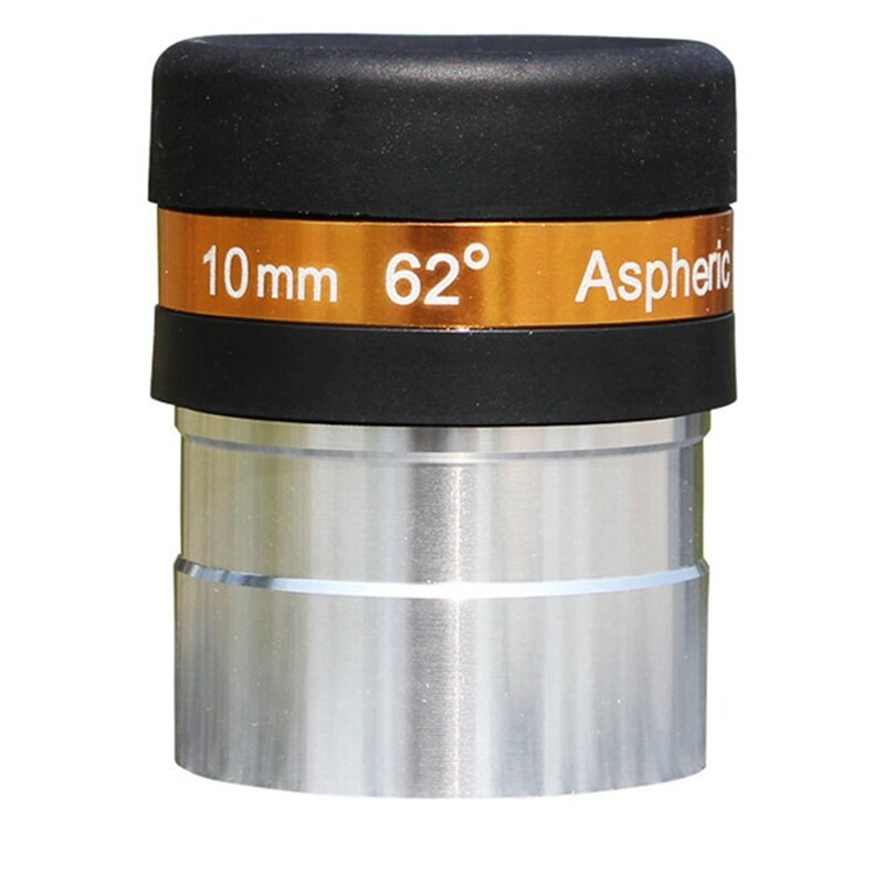 Telescope Eyepiece 1.25 Inch Wide Angle 62° Aspheric HD Fully Coated Telescope Accessory for Astronomical Telescope: gray