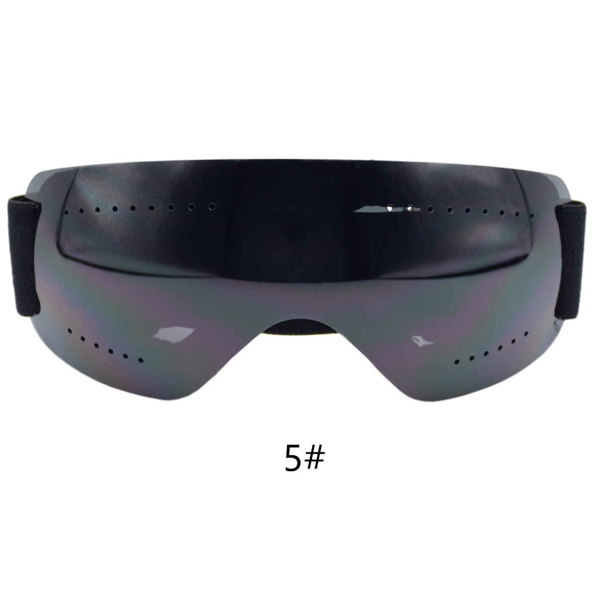 Heren dames unisex skibrillen  uv400 anti-condens skibrillen winter winddicht snowboardbrillen skibrillen snowboardbrillen: Zwart 5 multi