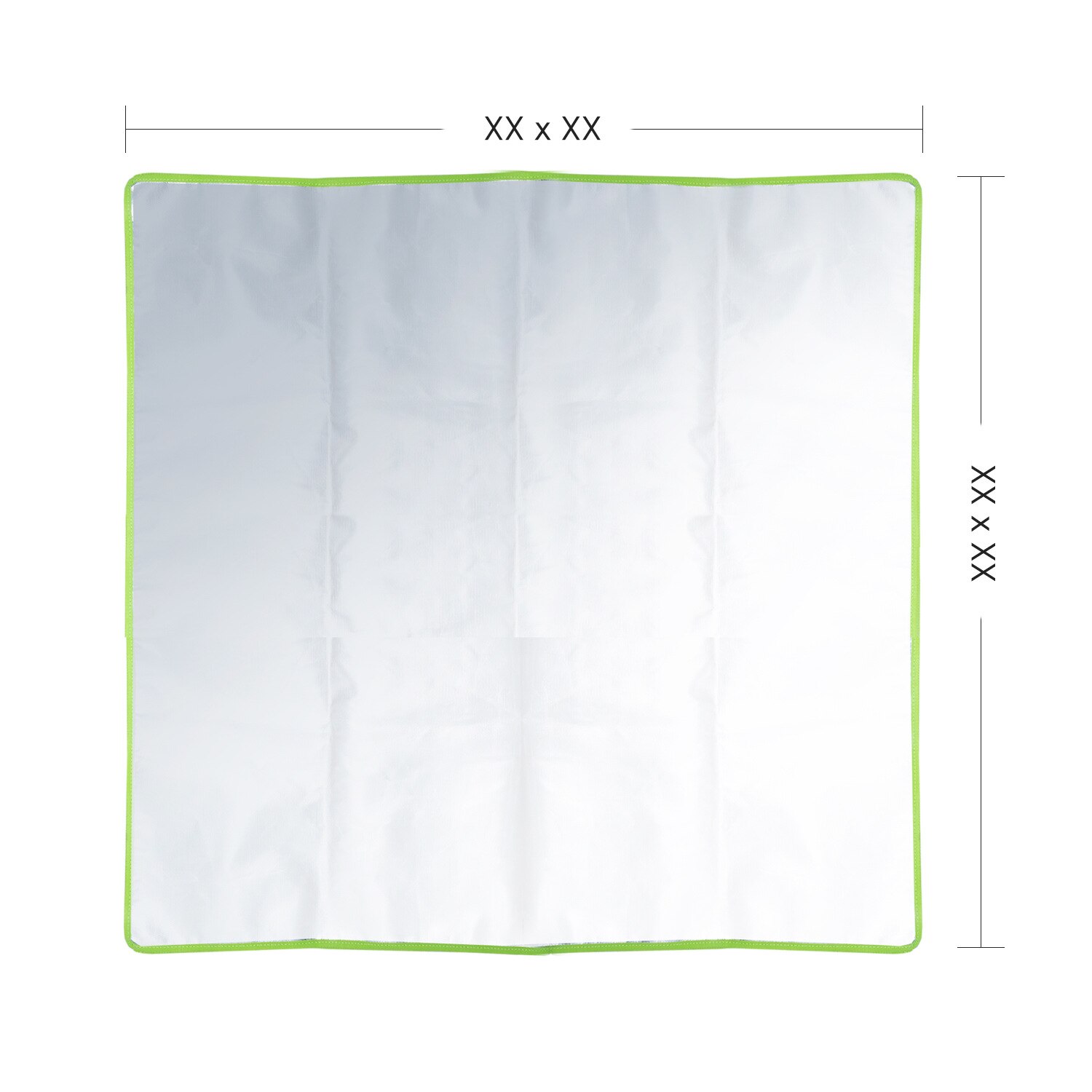 Fire Pit Mat for Deck Visible at Night, Protection Grill & Patio Fire Pit Pad, Fireproof Mat, Deck Protector, 39inch*39inch