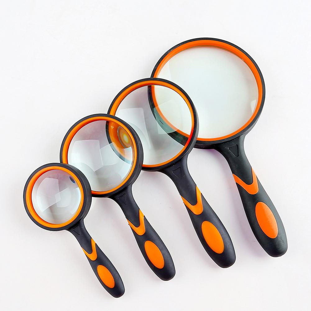 10X/4X/3X Vergrootglas Draagbare Handheld Vergrootglas Voor Sieraden Krant Boek Lezen High Definition Eye Loep Glas