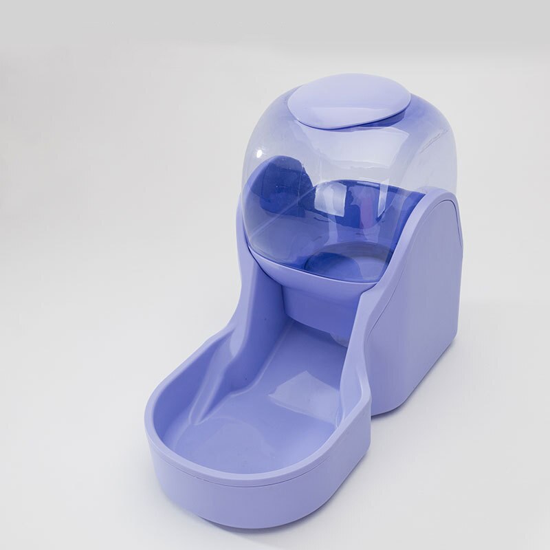 Distributeur automatique d'eau pour animaux de compagnie, grande capacité, bol à boire pour chiens et chats, accessoires pour chiots, fournitures d'alimentation en eau et d'arrosage, 3.8l distributeurs: Mangeoire violette