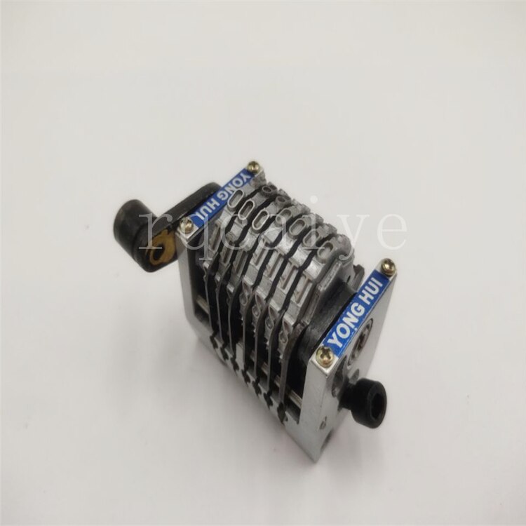 2 stuks 3 sinking GTO 7-cijfers nummering machine Horizontale linksom jump mot 0987654 ...... zijden 22.3