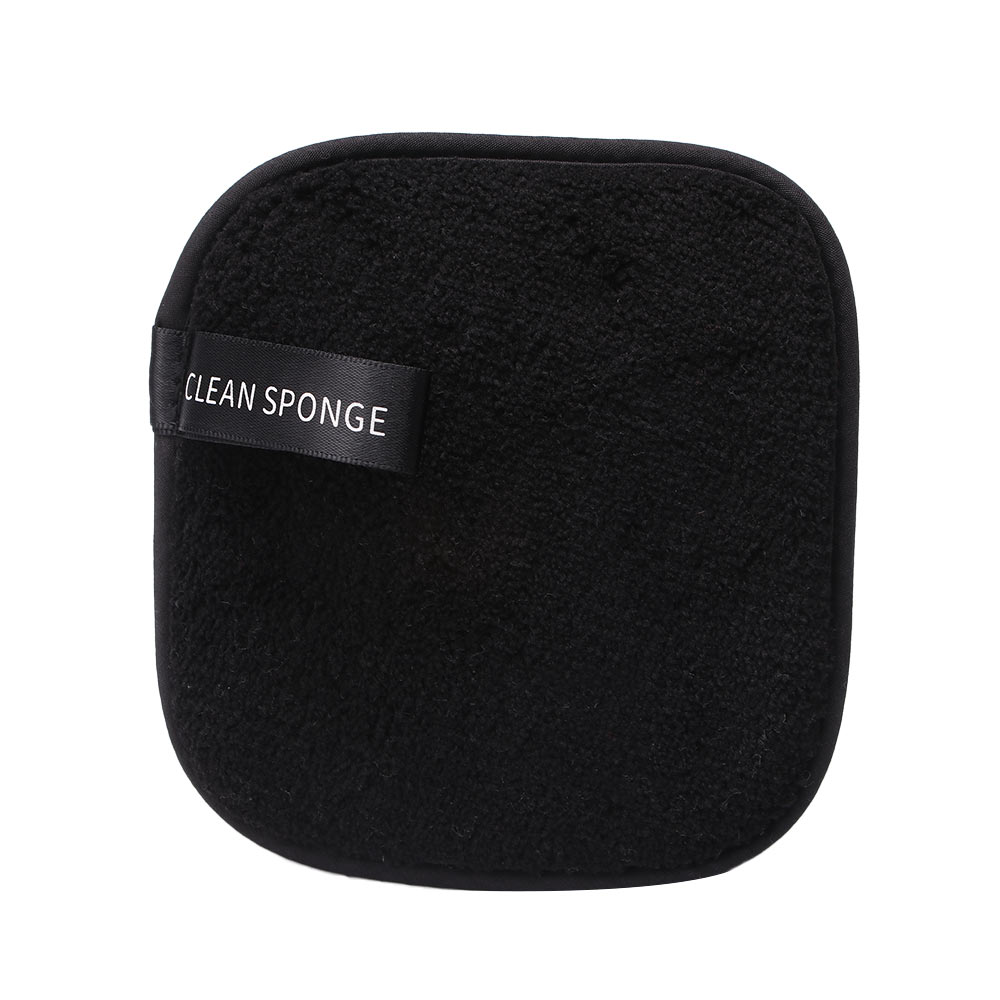 Almohadillas de limpieza facial reutilizables, almohadillas de algodón suave para limpieza facial, lavables, 1 Uds.: black