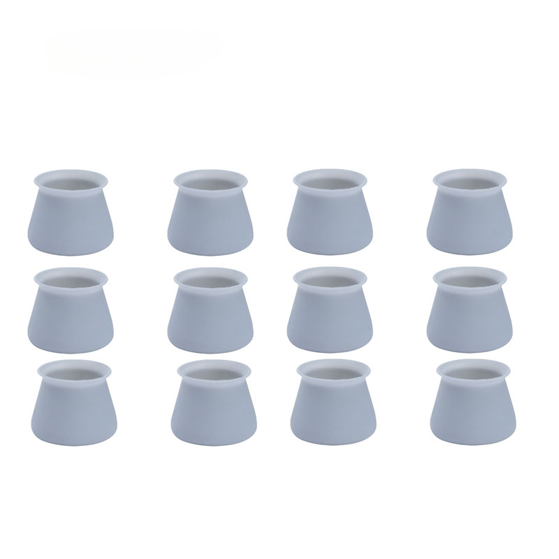 12/24 PCS Stuhl Fuß Abdeckung Möbel Stuhl Beine Silikon Kappe Pads Schutzhülle Tisch Bein Abdeckungen Boden Schutz Hardware Hause: Greyish Braun / 1 Stück