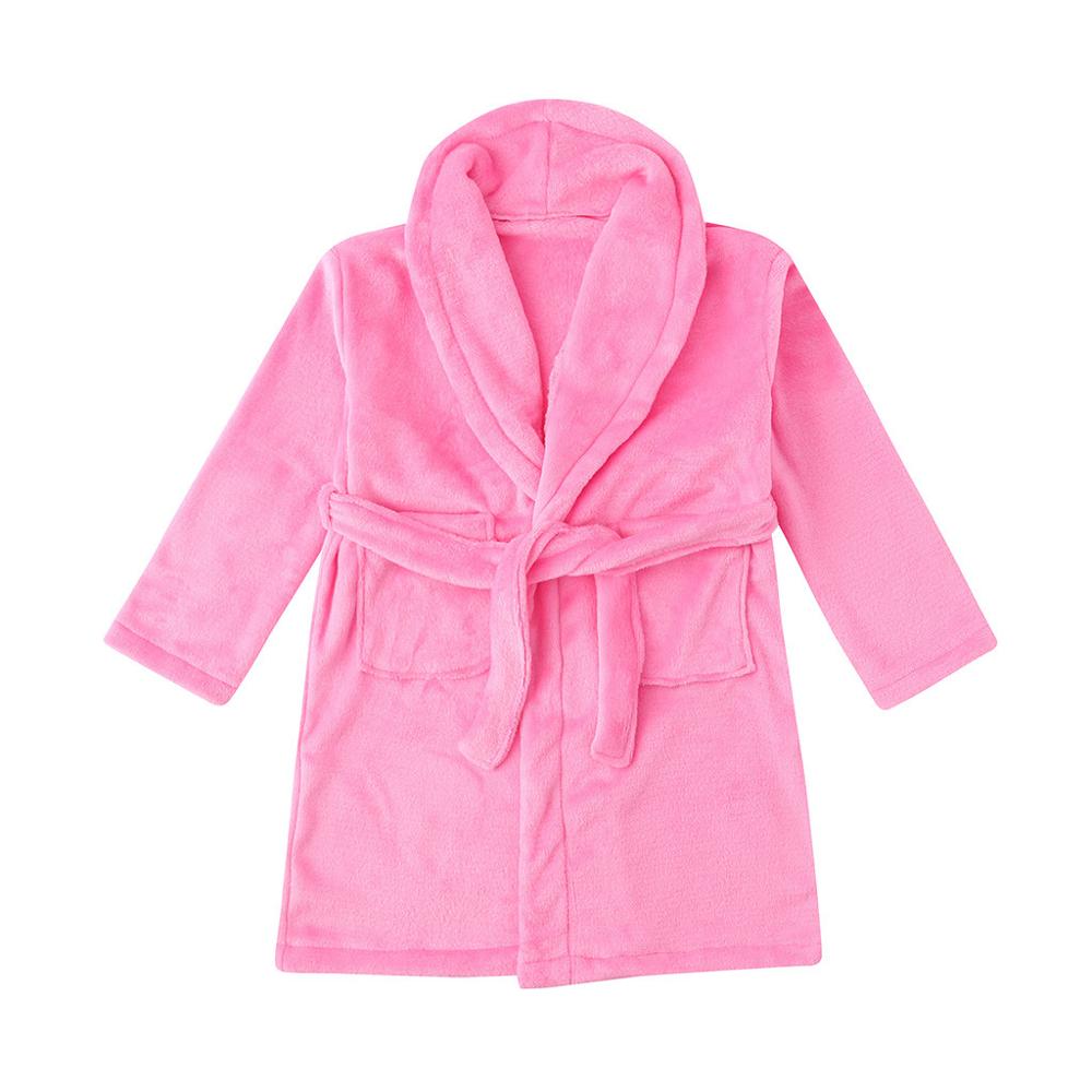 Leuke Kinderen Nachtkleding Flanel Hooded Badjassen Night-Gewaad Pyjama Peuter Baby Jongens Meisjes Flanellen Badjas. Kids Kleding