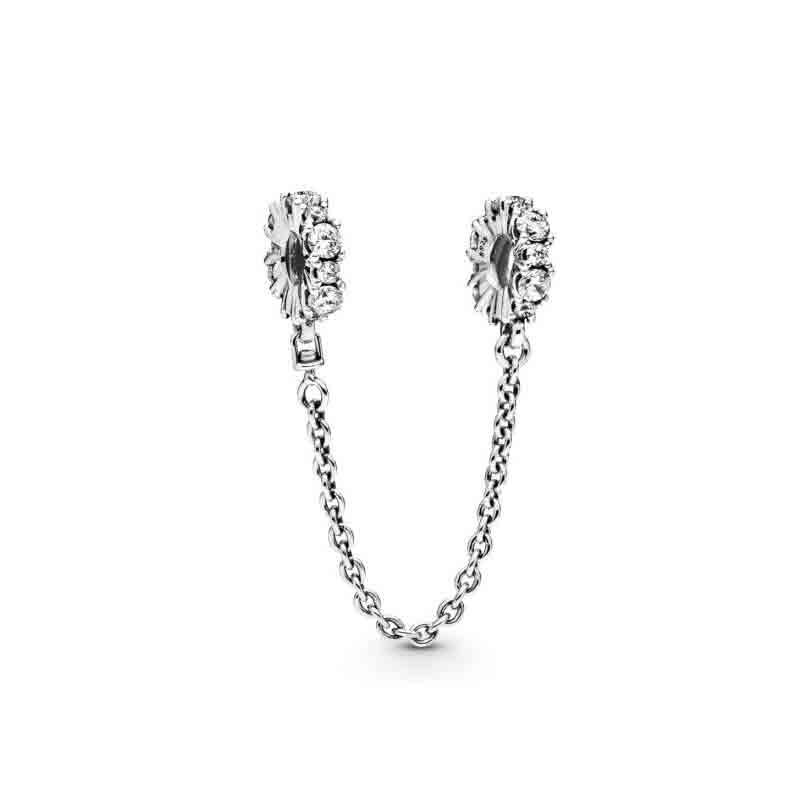 PDB 13 925 Silver Multicolor Blue Zircon sparkle charm interval pearl, suitable for attending banquet jewelry .: 798488C01