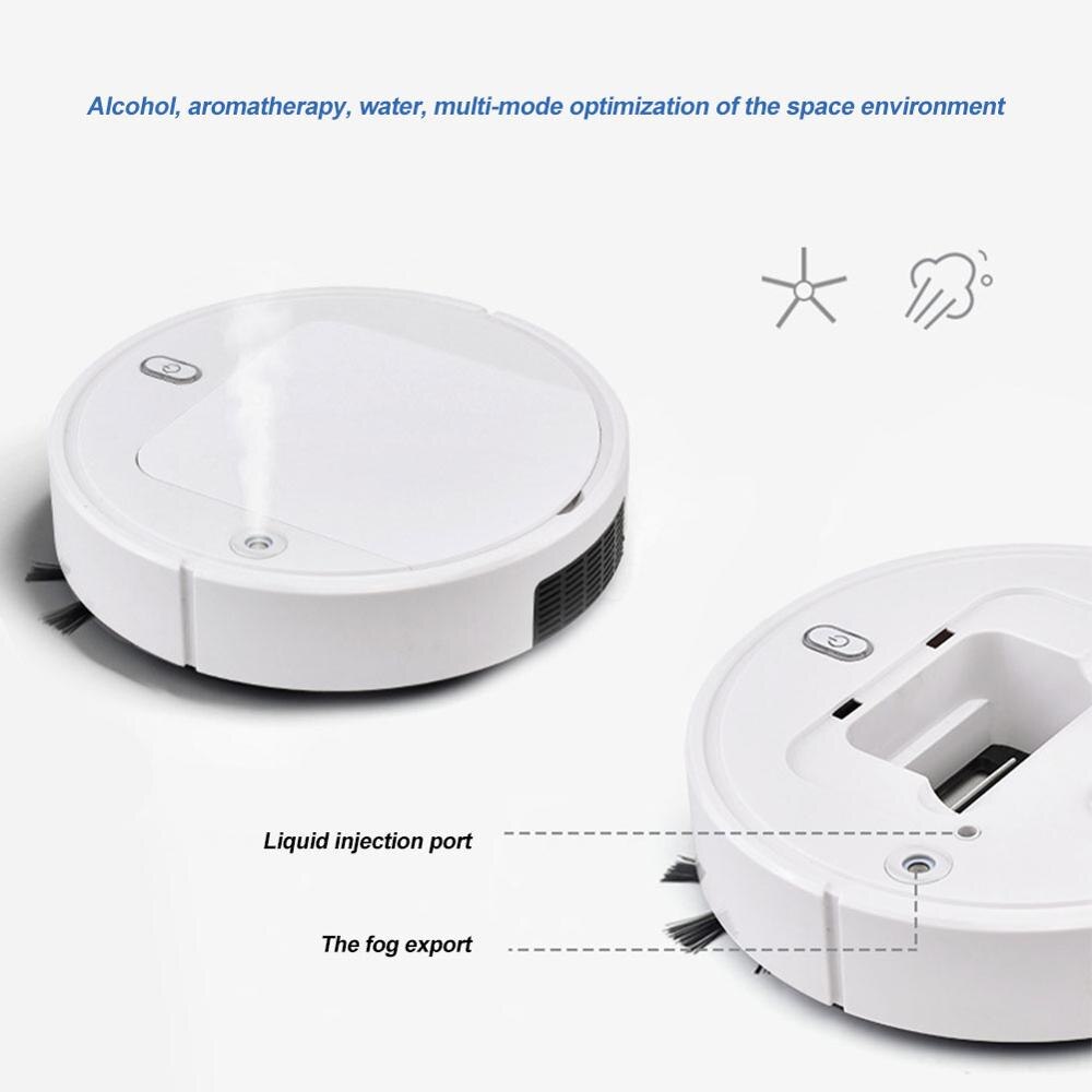 Fully Automatic 3-in-1 Smart Robot Vacuum Cleaner USB Charging Sweeping Robot Dry and Wet Mop UV Disinfection Cleaner