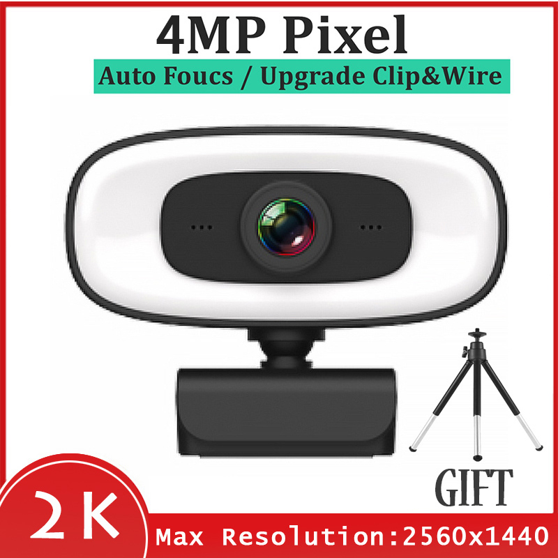 Sailvde Computer Kamera Usb Schönheit 2K Autofokus Live Füllen Licht Netzwerk hoch-Definition-Kamera 1080p Webcam mit Mikrofon