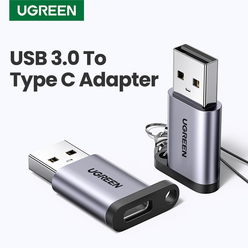 Ugreen USB C adattatore USB 3.0 2.0 maschio a USB 3.1 tipo C femmina tipo-c adattatore per computer portatile Samsung Xiaomi 10 auricolare adattatore USB