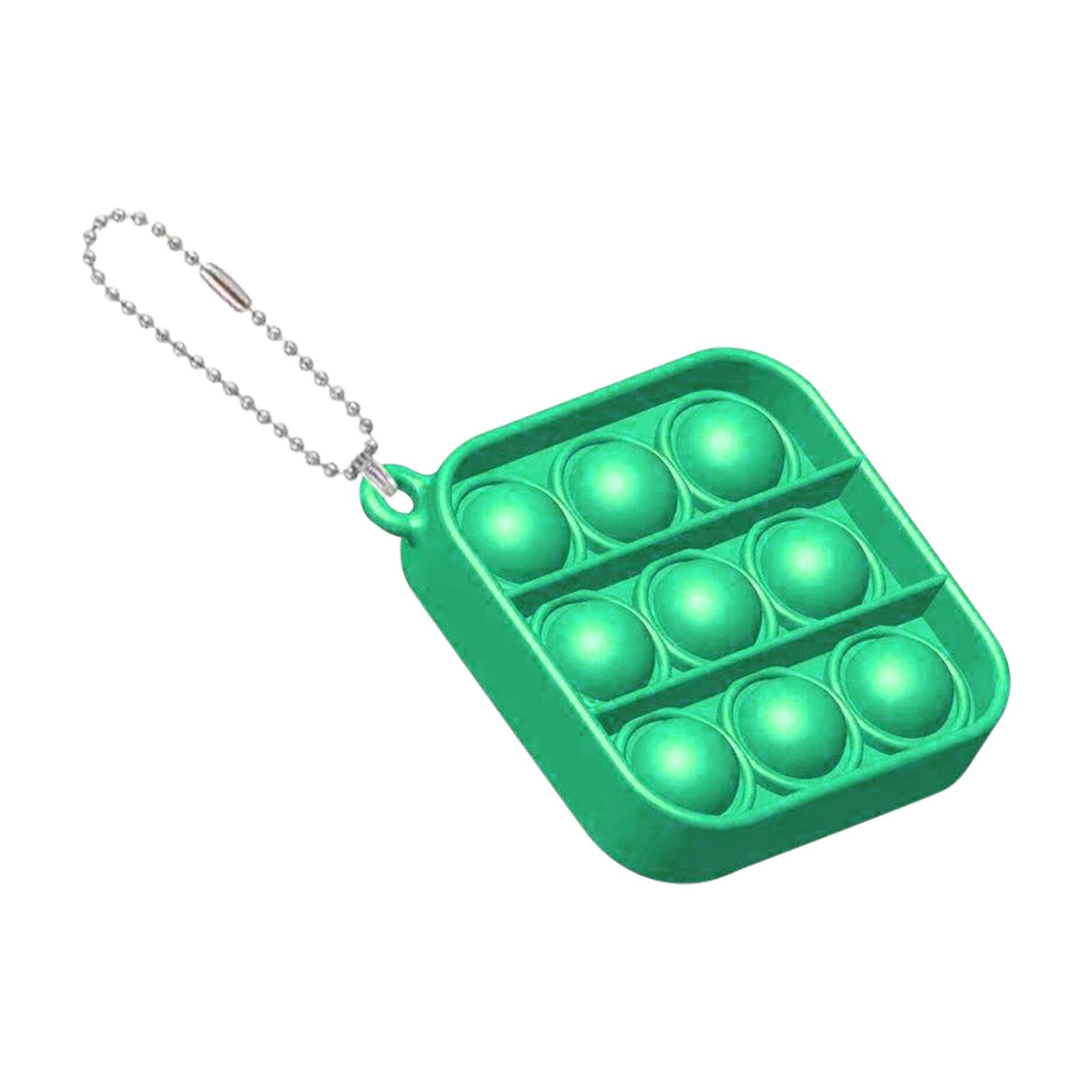 Zappeln Einfache Dimple Spielzeug Sicher Silikon Sicher Stress Relief Spielzeug Zappeln Einfache Dimple Spielzeug Sicher Silikon Sicher Stress Relief Spielzeug: Green