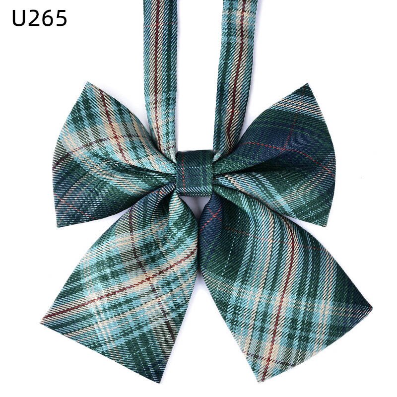 JK Uniform Bow Tie Japanese School Uniforms Striped Wrap Girls Preppy Style Neckties Female Bow-knot Women Apparel Accessories: SU265