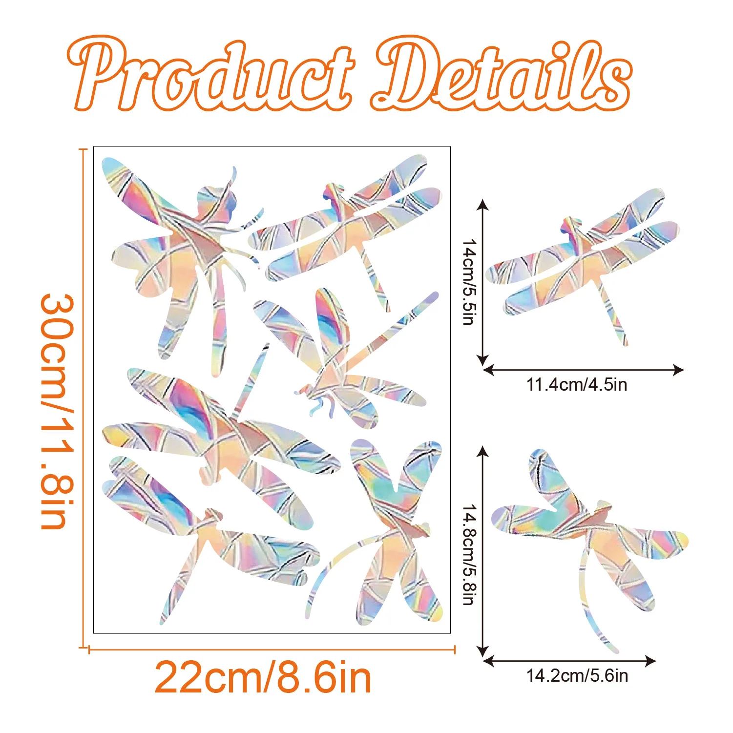 Sunshine Catcher Colorful Window Stickers Rainbow Prism Butterfly Electrostatic Glass Stickers PVC Anti-collision Window Sticker: green