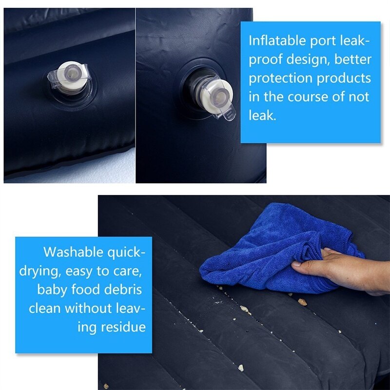 Bil camping luftmadras seng oppustelig madras hævet airbed seng