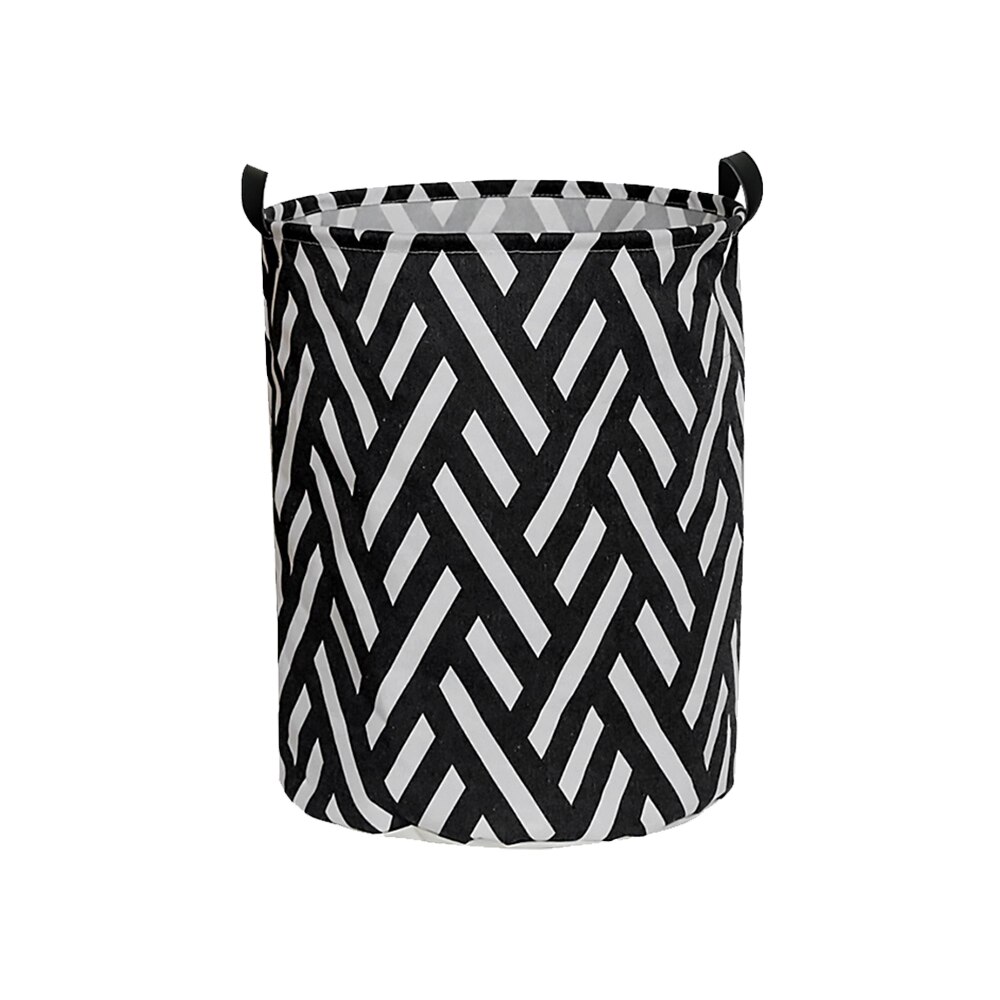 Folding Laundry Basket Round Storage Bin Bag Large Hamper Collapsible Clothes Toy Basket Bucket Organizer Large Capacity: 18