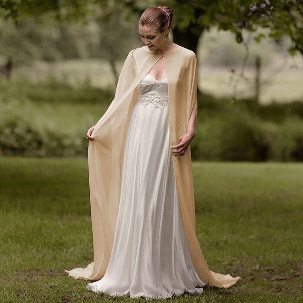 Longue Cape en Mousseline pour Femme, Châle Doux et à Col Rond, Blanc et Noir