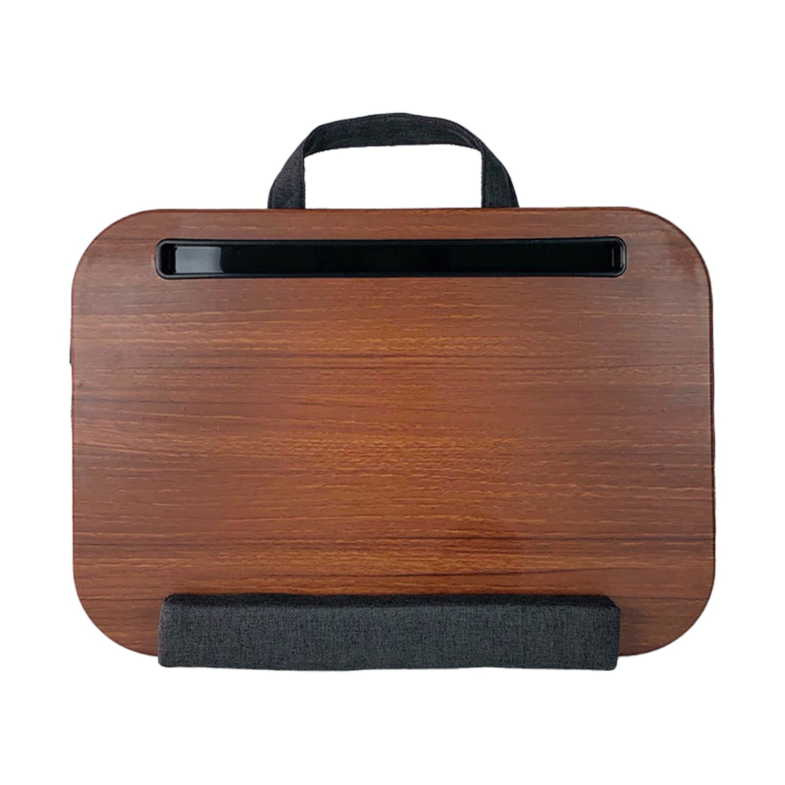 Tablet Slot For Bed Notebook Stand Laptop Desk Wood Anti Slip Portable Computer Working Home Office Study With Pillow Cushion: 4