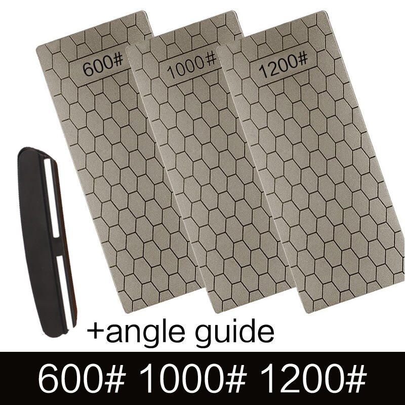 Diamond sharpening stone 400# 600# 1000# 1200# sharpener 1 piece set of ultra-thin honeycomb surface whetstone sharpening tool