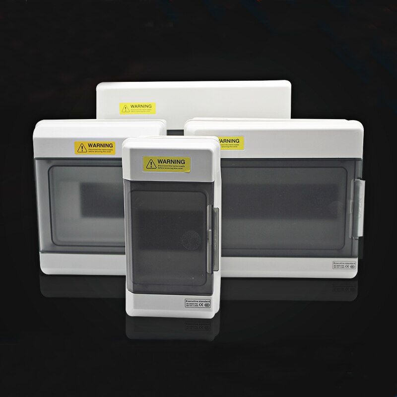 NP Series Waterproof Distribution Air Switch Box 4/6/9/12/18/24 Ways Surface Installation Current Circuit Breaker Wiring Box