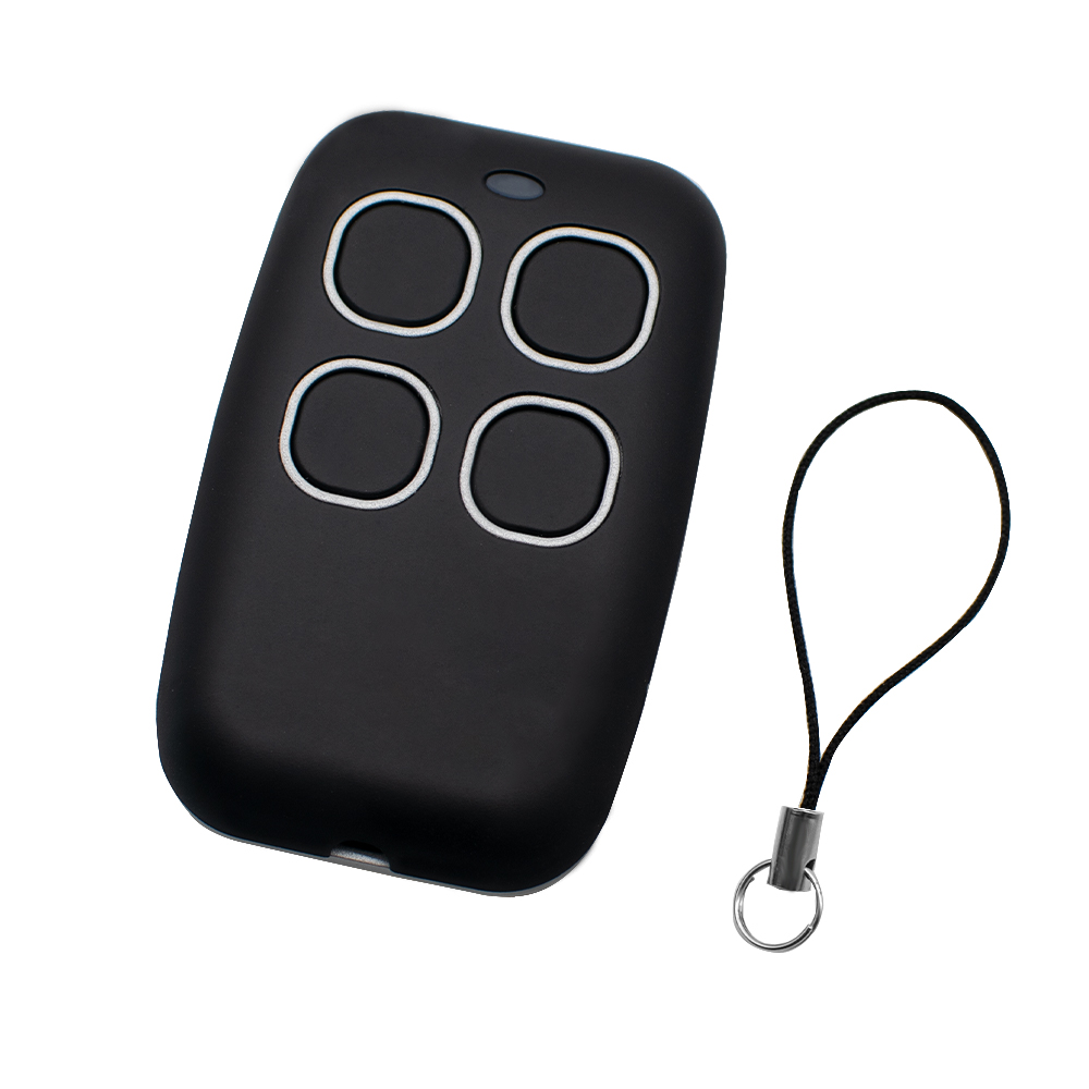 433.92 MHz Klonen Elektrische Poort Garagedeur Afstandsbediening Sleutelhanger 433 mhz Vaste Code Cloner: Zilver
