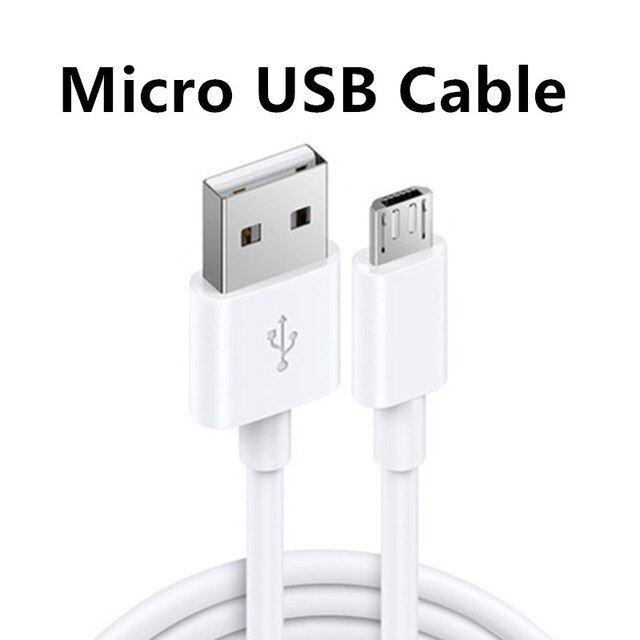 18W Schnelle Ladegerät 3A USB Zauberstab Adapter Typ C Mikro Ladung Telefon Kabel Für Huawei P30 P Clever Z xiaomi Poco x3 Redmi 9 7A Ehre 9X: 1m Mikro  Kabel