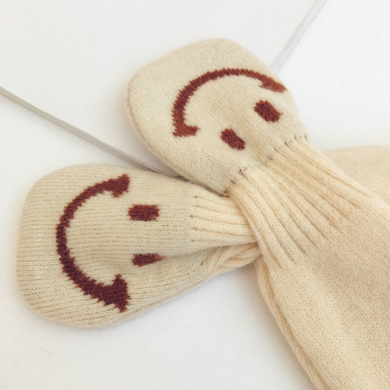 Style coréen hiver bébé filles garçons mignon dessin animé tricoté écharpe enfants doux tout-match croix foulard