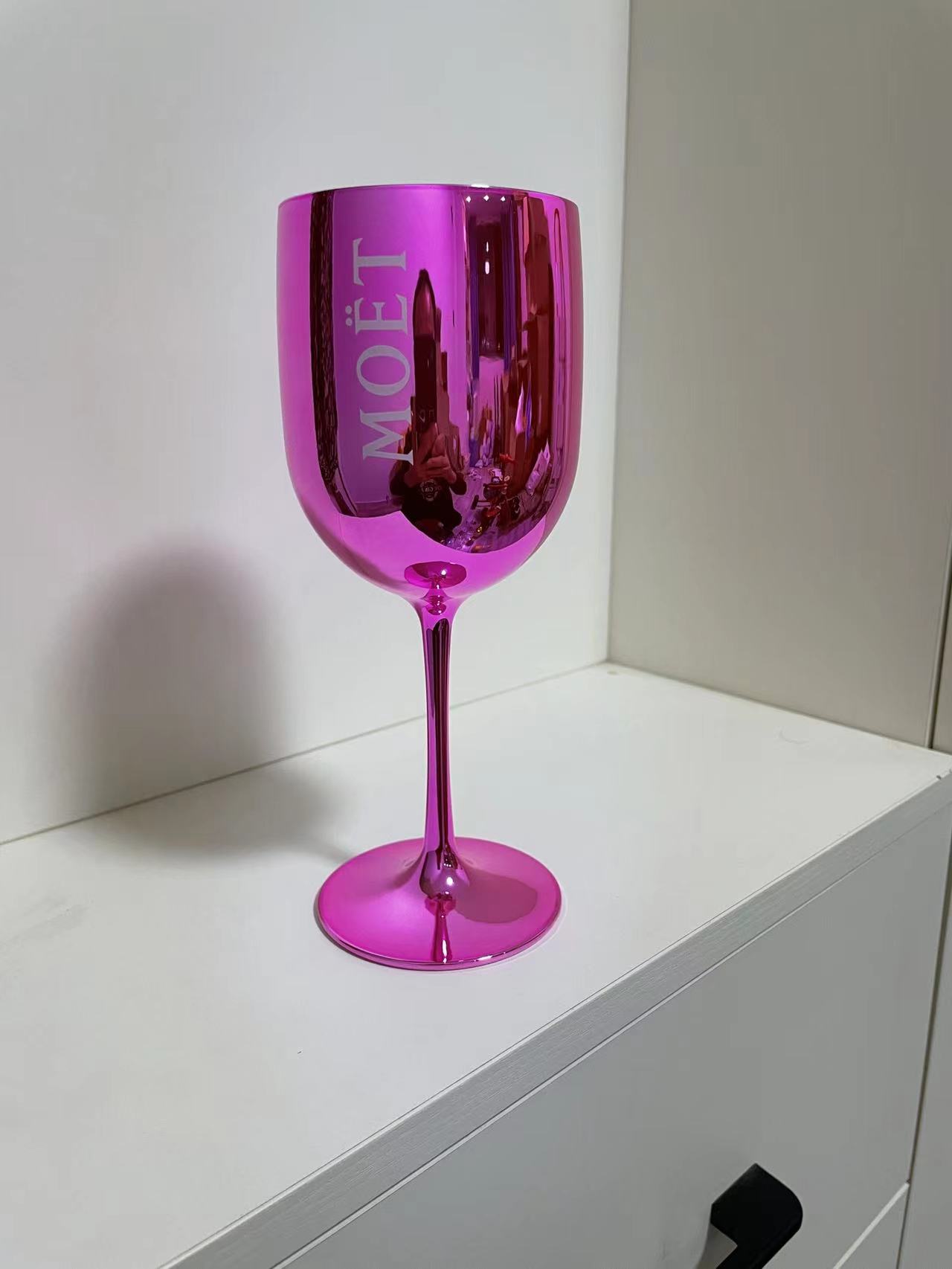 PC plastic champagne red wine cup acrylic glass bar red wine transparent glass glass brandy: Auburn