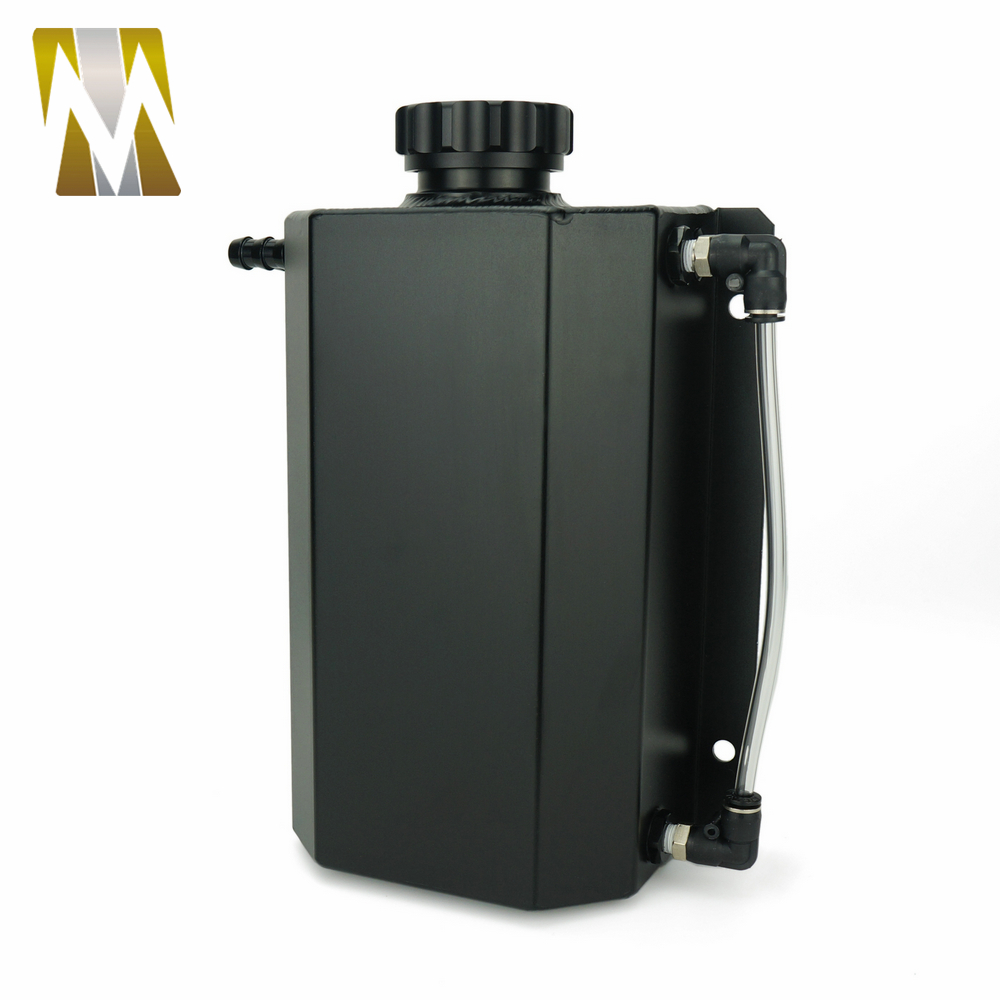 Autoleader 2L Aluminium Cap Water Header Tank Coolant Radiator Overflow Trunk Can Reservoir Kit Recovery Coolant water tank
