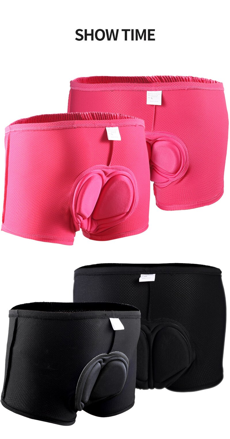 Cycling Shorts 3D Gel Padded Breathable Underwear Bicycle Road Bike MTB Shorts Riding Downhill Shorts Moisture-wicking