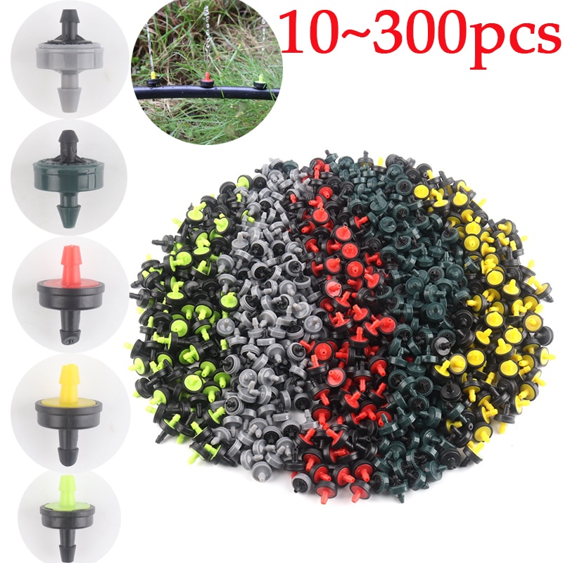 10 ~ 300Stck Garten Bewässerung Sprinkler 4L 8L 10L 20L 30L Fluss Wasser sparen Tropf Kunststoff FruitTree Gemüse Bewässerung strahler