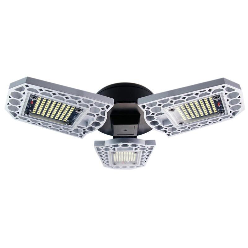 Deformable UFO Industrial Light E27E26 LED Light 60 45W Suitable for Workshop Parking Stadium Warehouse Light LED Garage Light: 60W Cold White