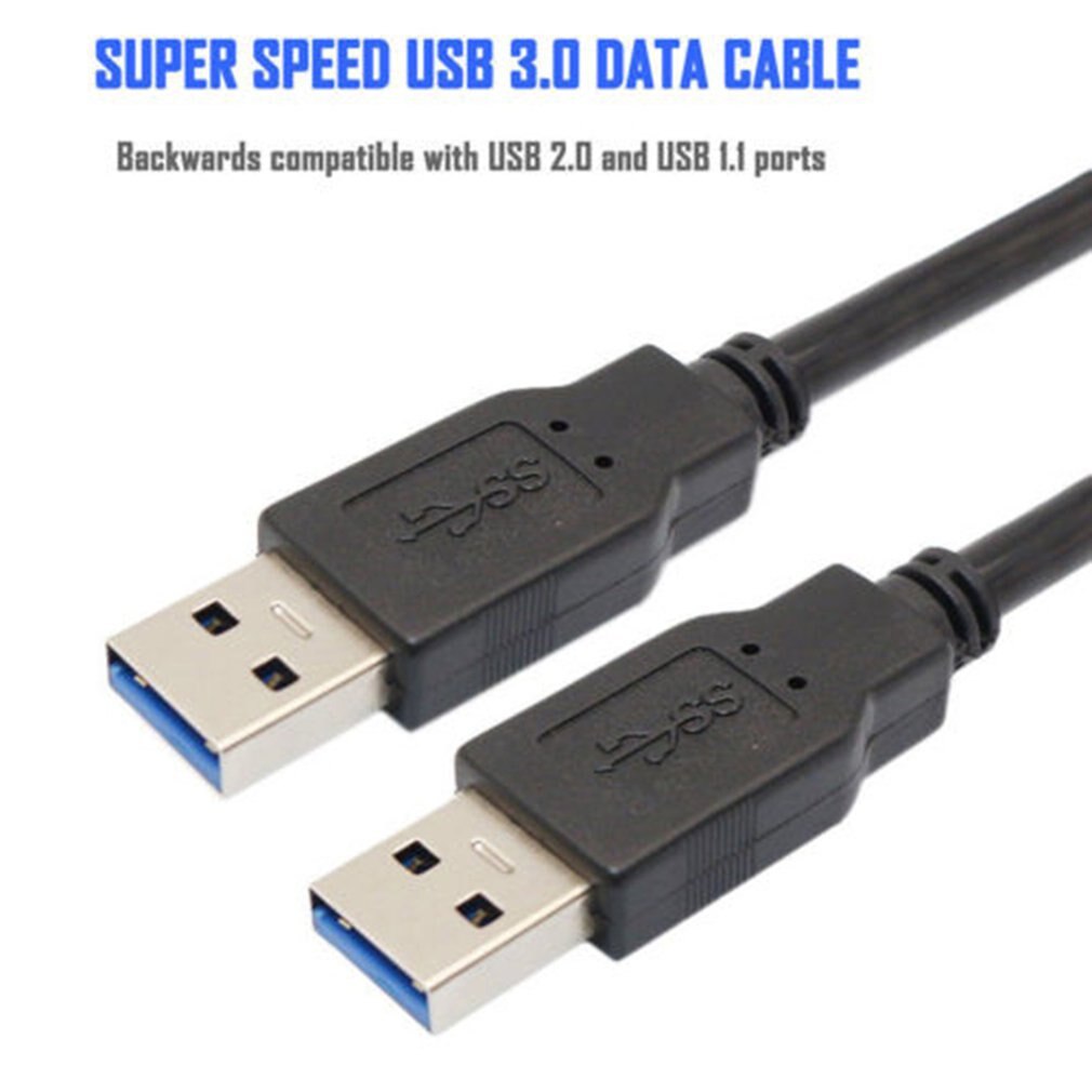 USB 3.0 A Male to A Male USB to USB Cable Cord for Data Transfer 3 Feet Cord