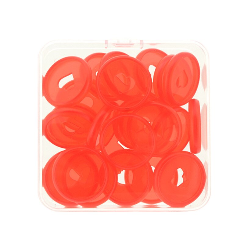 30 szt. Dyski rozszerzające 28mm wielokolorowe pierścienie wiążące do notebooków i planistów: 30transparent red