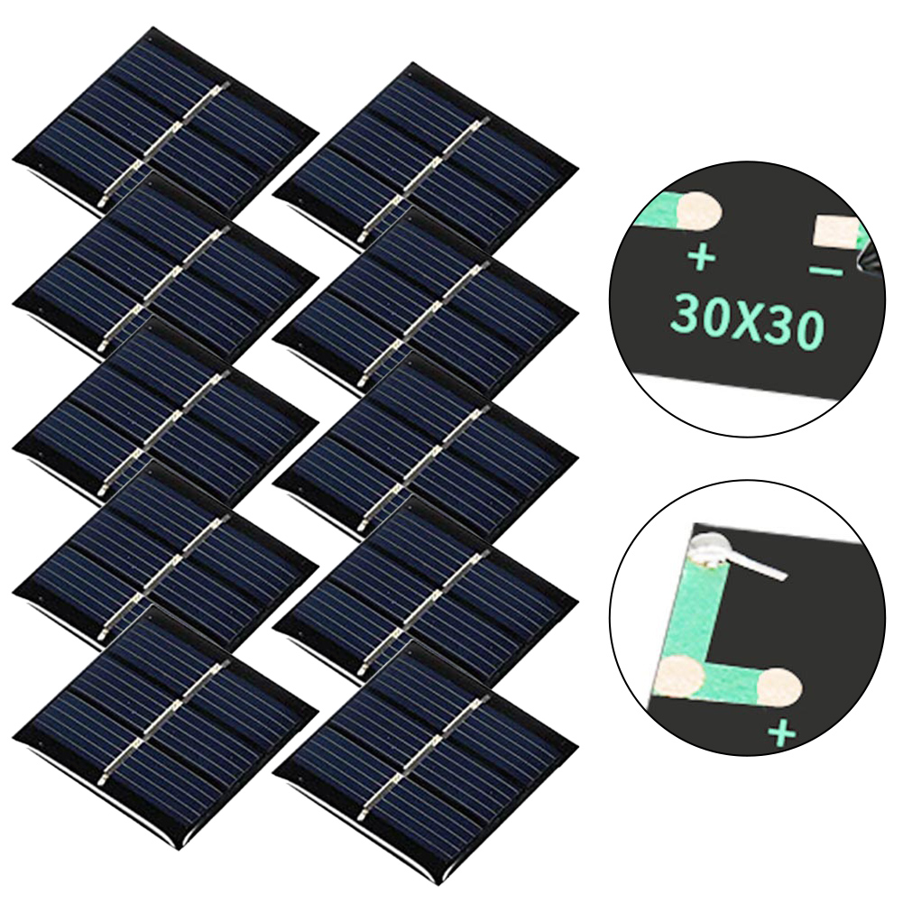 30 mm x 30 mm mini-zonnepaneel Zonnepaneel Compact formaat Eenvoudige installatie Apparaten met laag vermogen Geoptimaliseerde prestaties