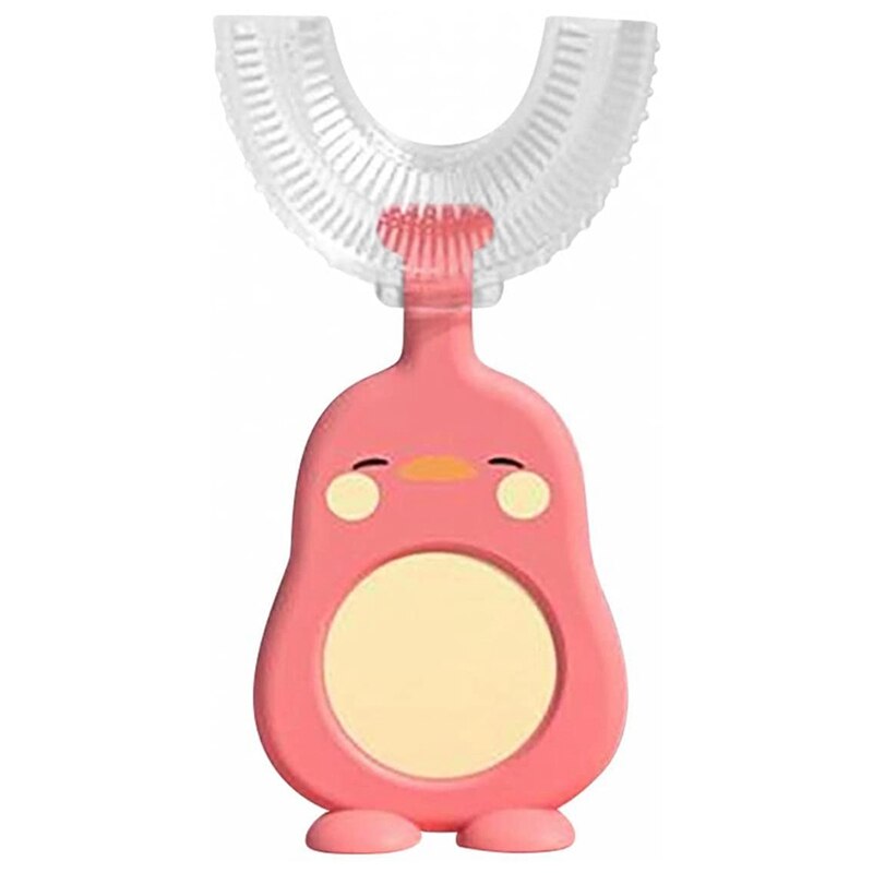 Kids U-Shaped Toothbrush,Manual Training Tooth Brush,Myst Toothbrush For Toddlers And Children: Ivory