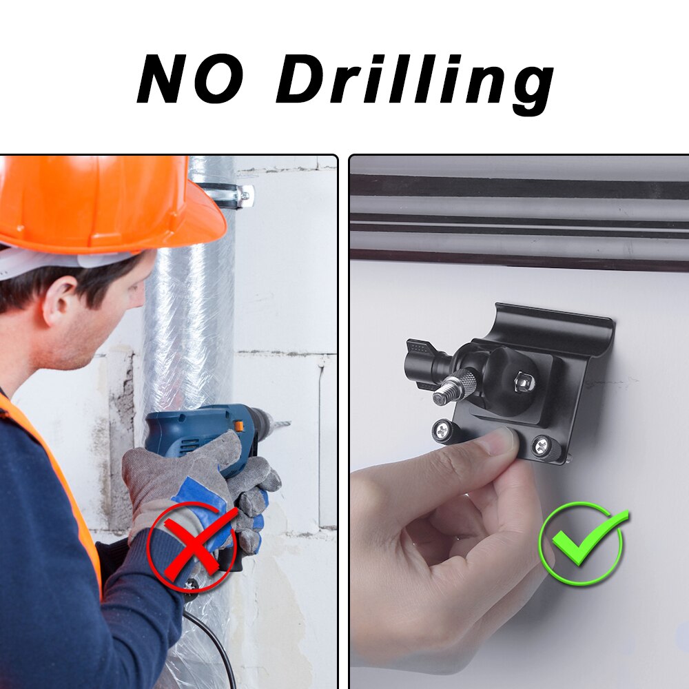 Montaje de canalón de placa de pared para cámara Blink XT Blink XT2, el mejor ángulo de visión para cámara Blink XT, Material de aleación resistente al agua