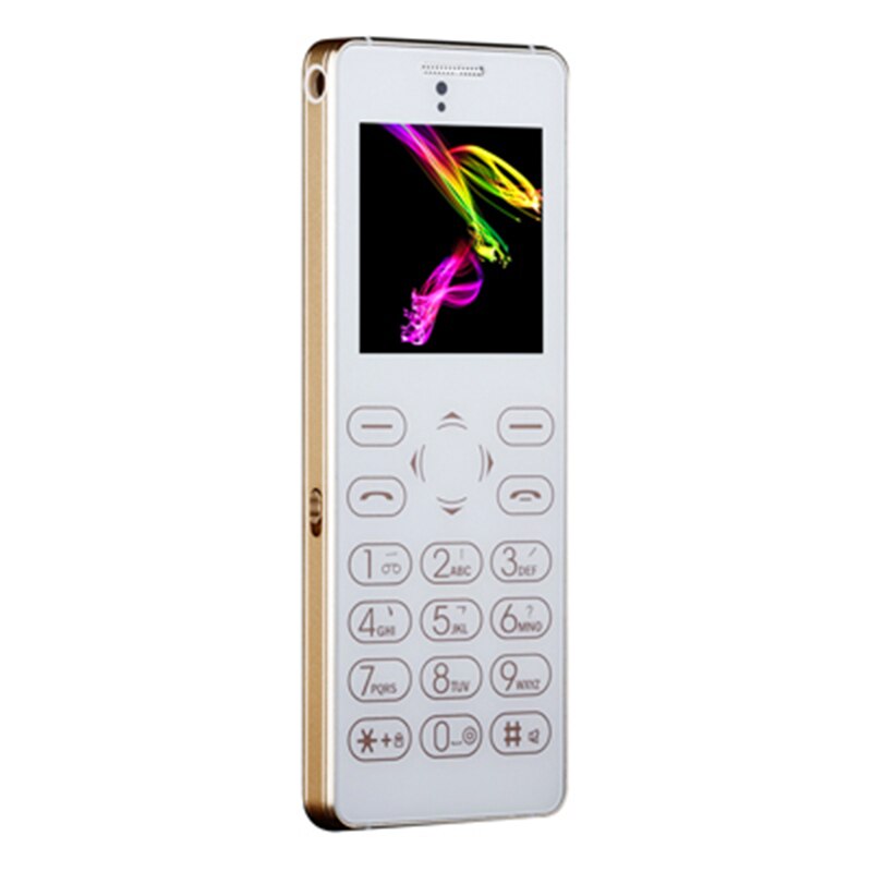 MELROSE T1 Russian Arabic bluetooth 3.0 card phone 3.5mm universal earphone jack mp3 touch button mini mobile phone P167: standard / Gold