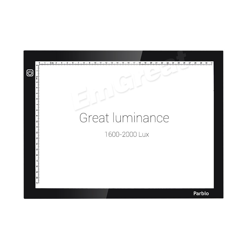 Parblo A4 Led Light Pad Copy Tracing Light Box Borad A4S Graphic Led Light Pad as Huion L4S + 3 in 1 Cleaning Kit )