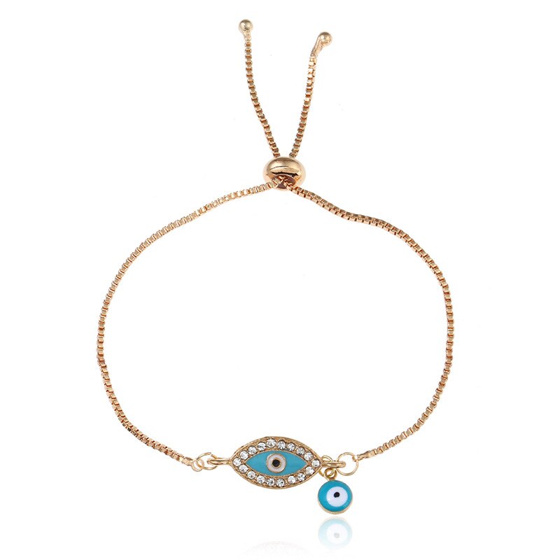 Glod evil eye charm armband rot und blau perlen mit hamsa hand türkischen kabbalah evil eye armband hand von fatima armband günstige: eye